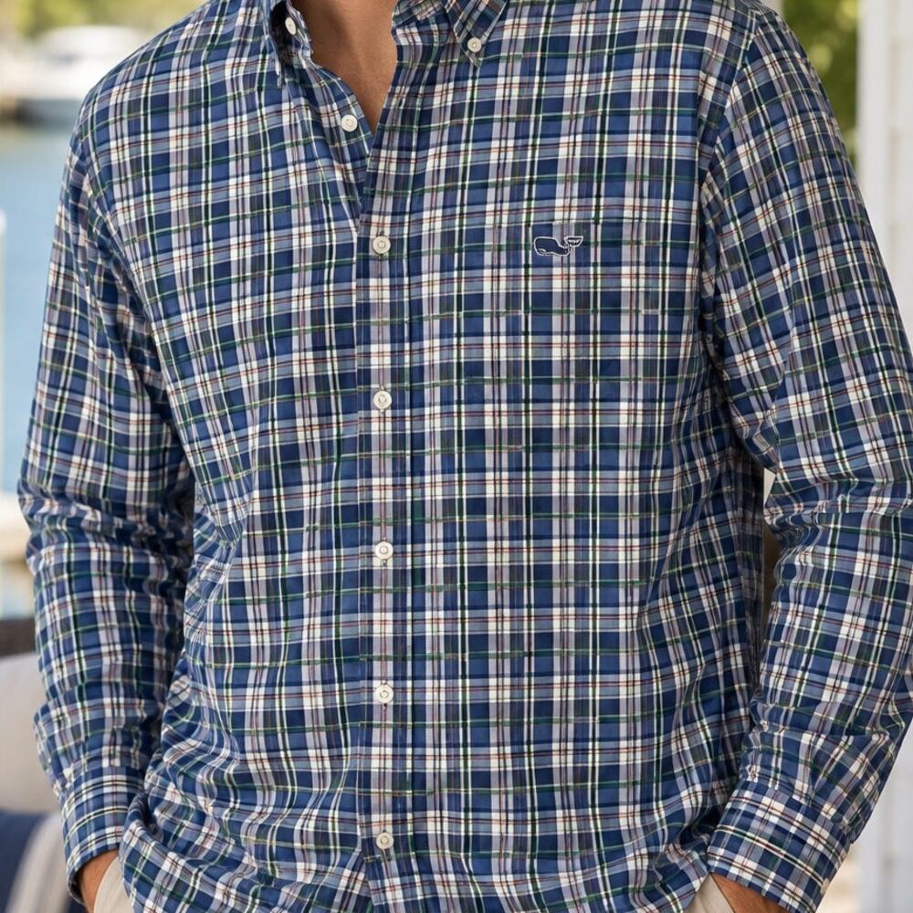 Vineyard Vines Mens XXL Slim Fit Tucker Shirt